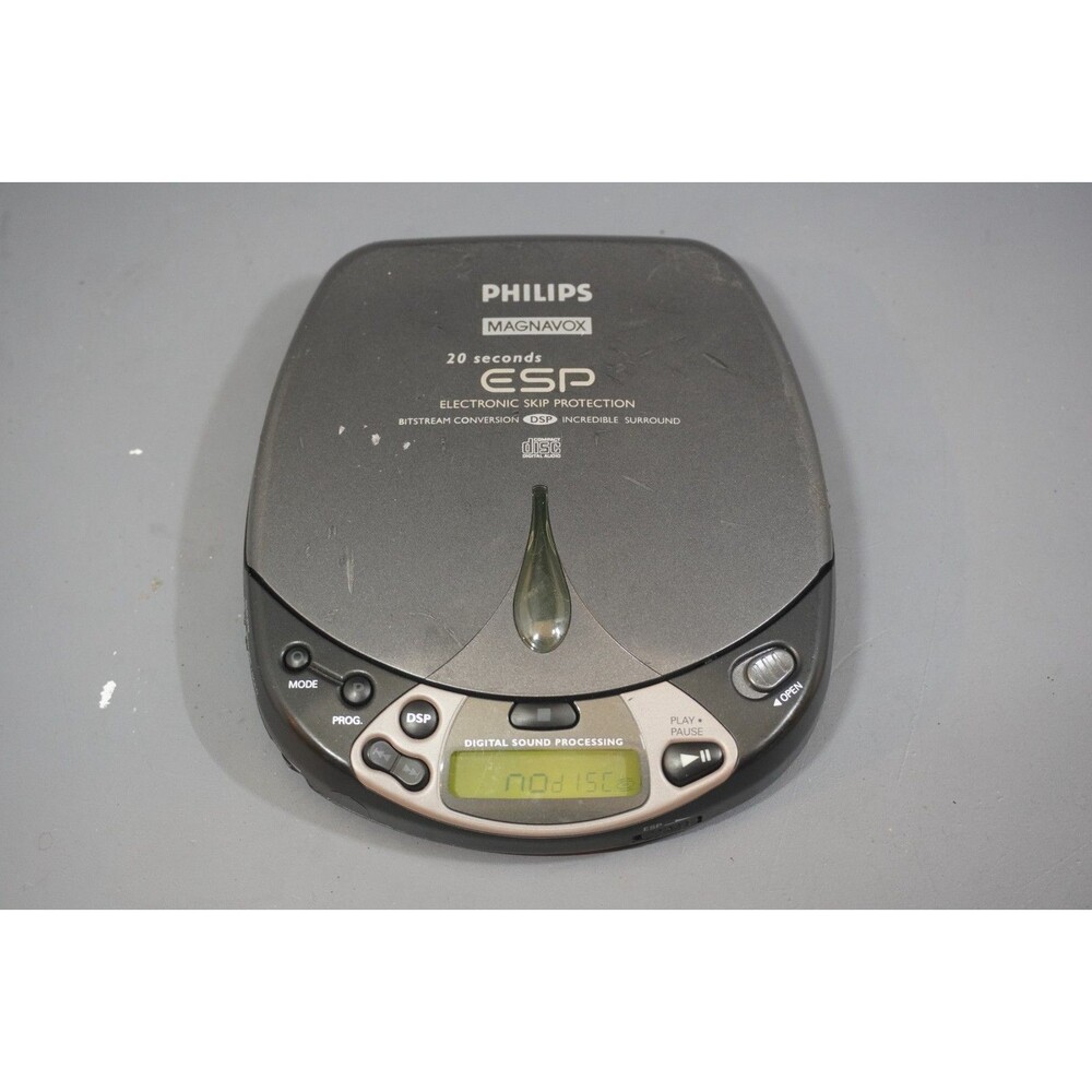 Philips AZ7566CS/37 Portable CD Player Walkman Discman Vintage 1997 ESP Works